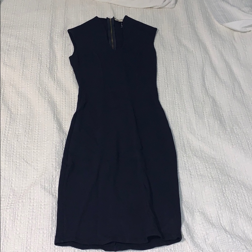 Navy blue professional dress